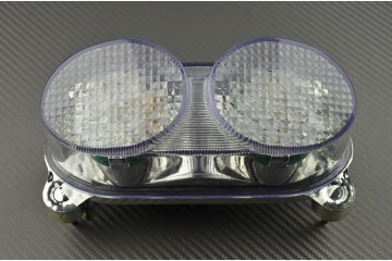 Feu Stop Led Clignotants Intégrés KAWASAKI ZR7 / ZX6R / ZX9R / ZZR 600 1998 - 2007