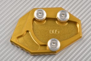Anodised aluminum sidestand foot enlarger KAWASAKI ZZR 1400 ZX14R / ZG1400 GTR 1400