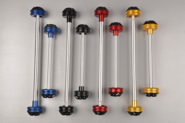 KIT Gabel & Schwingen Sturz-Pads SUZUKI GSXR 1000 2005 - 2008