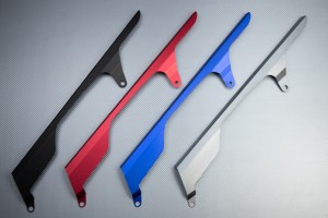 Chain guard in anodised aluminum YAMAHA R6 2006 - 2021