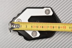 Anodised aluminum sidestand foot enlarger BMW F750GS / F850GS / R1200GS / R1250GS 2017 - 2021