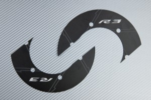 Transmission belt cover in anodised aluminum YAMAHA YZF R3 2016 - 2021