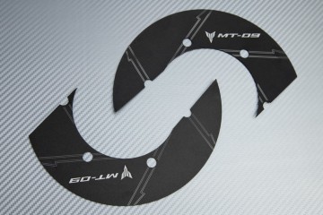 Transmission belt cover in anodised aluminum YAMAHA MT09 / Tracer / XSR 900 2013 - 2021