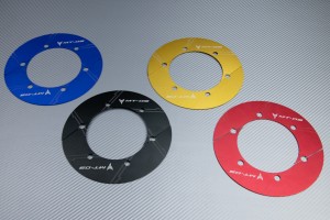 Transmission belt cover in anodised aluminum YAMAHA MT03 2006 - 2021