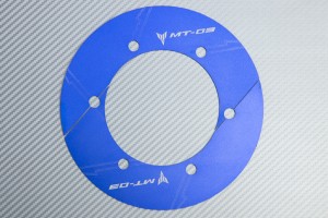 Transmission belt cover in anodised aluminum YAMAHA MT03 2006 - 2021