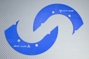 Transmission belt cover in anodised aluminum YAMAHA MT03 2006 - 2021