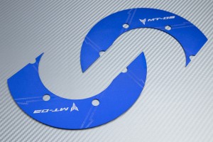 Transmission belt cover in anodised aluminum YAMAHA MT03 2006 - 2021