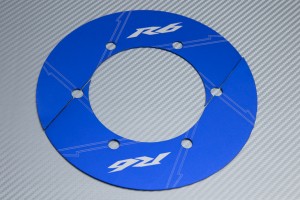 Transmission belt cover in anodised aluminum YAMAHA R6 2003 - 2021