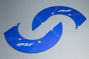 Transmission belt cover in anodised aluminum YAMAHA R6 2003 - 2021