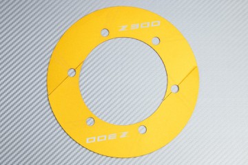 Transmission belt cover in anodised aluminum KAWASAKI Z300 2015 - 2017