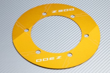 Transmission belt cover in anodised aluminum KAWASAKI Z300 2015 - 2017