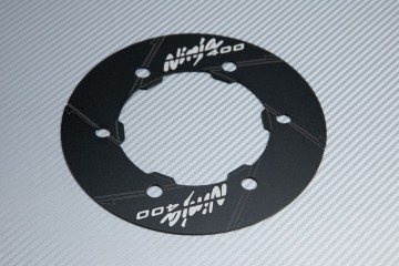 Transmission belt cover in anodised aluminum KAWASAKI NINJA 400 2018 - 2021