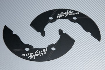 Transmission belt cover in anodised aluminum KAWASAKI NINJA 400 2018 - 2021