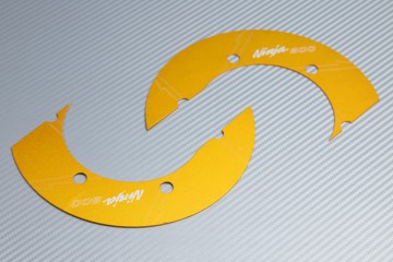 Transmission belt cover in anodised aluminum KAWASAKI NINJA 300 2013 - 2017