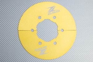 Transmission belt cover in anodised aluminum KAWASAKI Z650 2017 - 2021