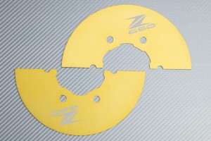 Transmission belt cover in anodised aluminum KAWASAKI Z650 2017 - 2021