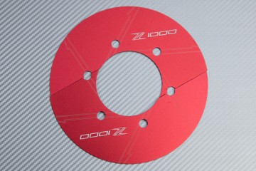 Transmission belt cover in anodised aluminum KAWASAKI Z1000 / R Z1000SX 2010 - 2021