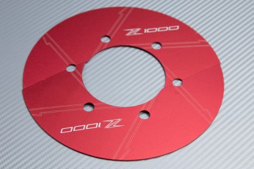 Transmission belt cover in anodised aluminum KAWASAKI Z1000 / R Z1000SX 2010 - 2021