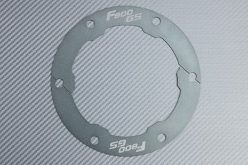 Transmission belt cover in anodised aluminum BMW F800 / F700 GS 2013 - 2018