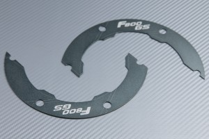 Transmission belt cover in anodised aluminum BMW F800 / F700 GS 2013 - 2018