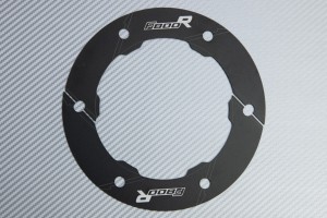 Transmission belt cover in anodised aluminum BMW F800 R 2009 - 2019