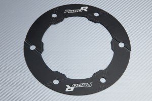 Transmission belt cover in anodised aluminum BMW F800 R 2009 - 2019