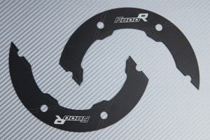 Transmission belt cover in anodised aluminum BMW F800 R 2009 - 2019