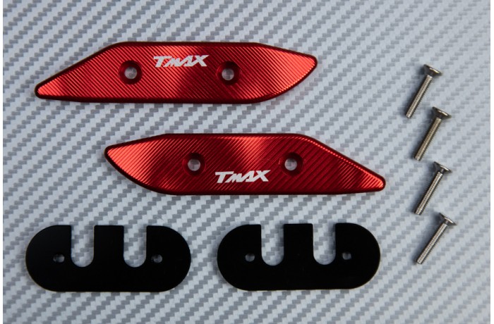 Tapas orificios retrovisores de aluminio anodizado YAMAHA TMAX 530 / 560 2012 - 2021