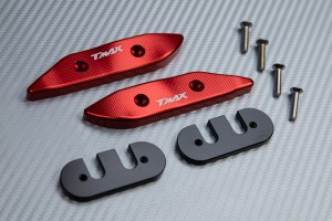 Tapas orificios retrovisores de aluminio anodizado YAMAHA TMAX 530 / 560 2012 - 2021