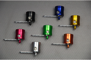 Depósito líquido de frenos anodizado