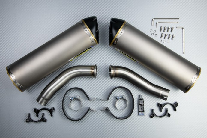 Escape TWO BROTHERS Titanio/ Magnesio YAMAHA  YZF R1 2004 - 2006