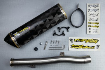 Slip On Exhaust SUZUKI GSXF Katana 600 / 750 1998 - 2006  TWO BROTHERS Carbon