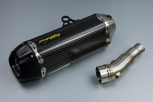 Slip On Exhaust KAWASAKI NINJA 300 R / Z300 2011 - 2016 TWO BROTHERS Carbon