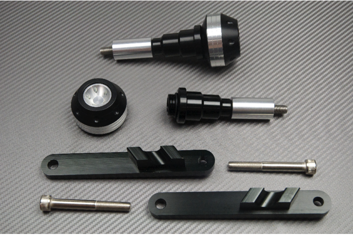 Pair of Frame Sliders / Crash Pads for HONDA CBR 125 2007-2010