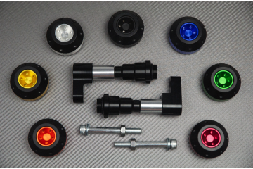 Pair of Frame Sliders / Crash Pads for KAWASAKI Z750 & Z-750 R