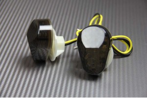 Pareja de intermitentes LED delanteros gota de agua KAWASAKI & algunas YAMAHA