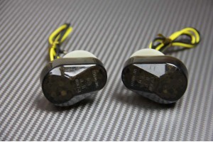 Pareja de intermitentes LED delanteros gota de agua KAWASAKI & algunas YAMAHA