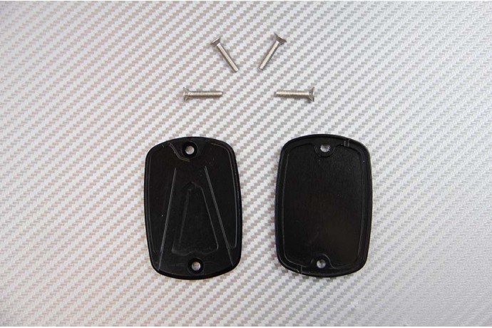 Pair of Front & Rear Brake Fluid Reservoir Caps YAMAHA TMAX 500 530 & 560 2001 - 2021