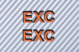 Aufkleber Sticker EXC