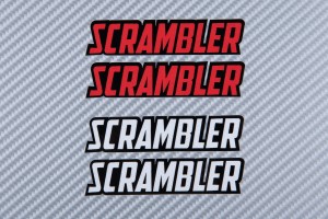 Aufkleber Sticker SCRAMBLER