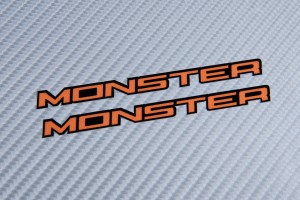 Aufkleber Sticker MONSTER