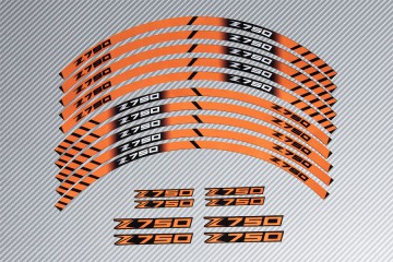 Racing Klebstoff-Felge-Rad-Streifen KAWASAKI Z750