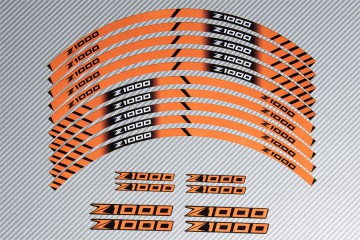 Strisce nastro adesivo racing per cerchio ruota KAWASAKI Z1000