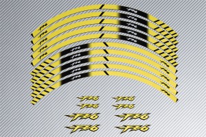 Racing Klebstoff-Felge-Rad-Streifen YAMAHA FZ6