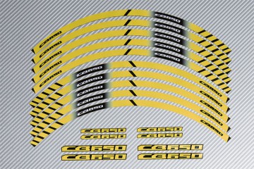 Racing Klebstoff-Felge-Rad-Streifen HONDA CB 650