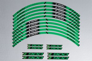 Strisce nastro adesivo racing per cerchio ruota KAWASAKI Z900