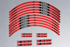 Racing Klebstoff-Felge-Rad-Streifen KAWASAKI Z650