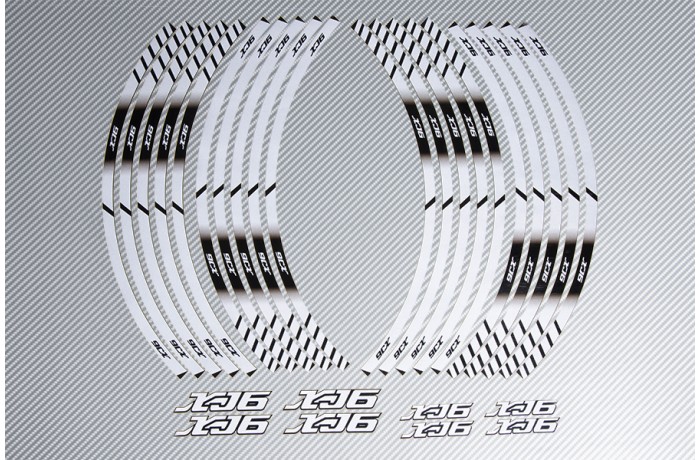 Racing Klebstoff-Felge-Rad-Streifen YAMAHA - Modell XJ6