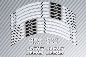 Racing Klebstoff-Felge-Rad-Streifen YAMAHA - Modell XJ6