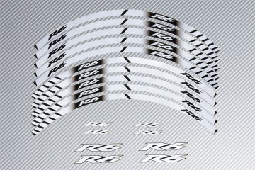 Stickers de llantas Racing YAMAHA - Modelo R6